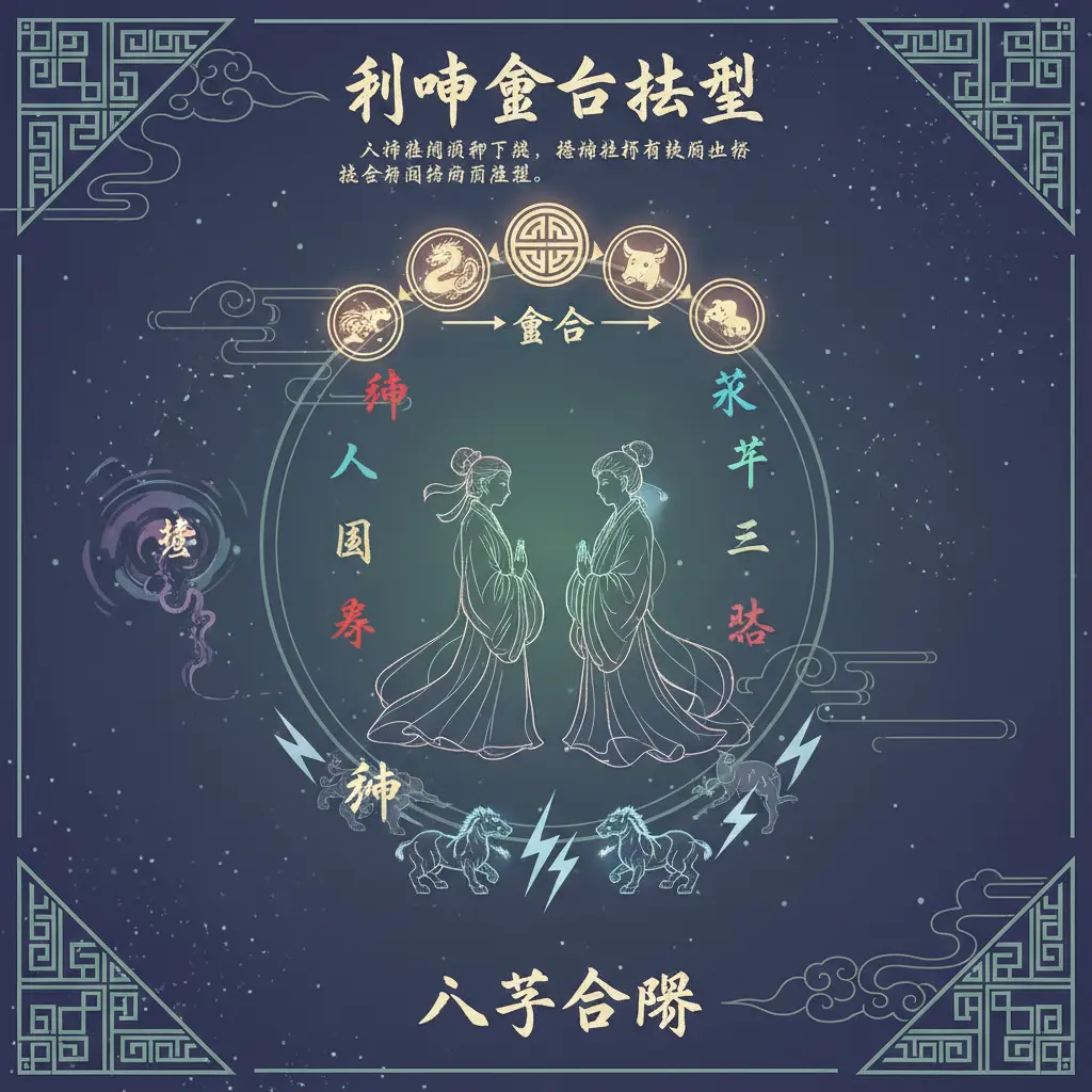 八字合盤 - 刑沖會合法則