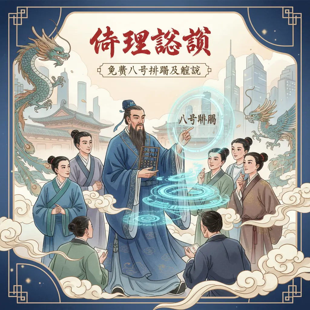 免費八字排盤及解說 - 命理諮詢