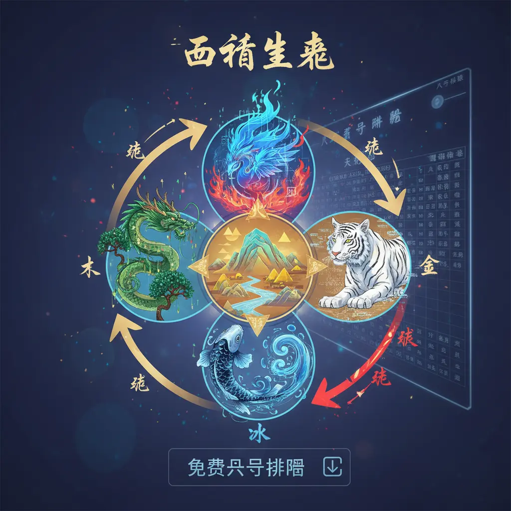 免費八字排盤 - 五行生剋