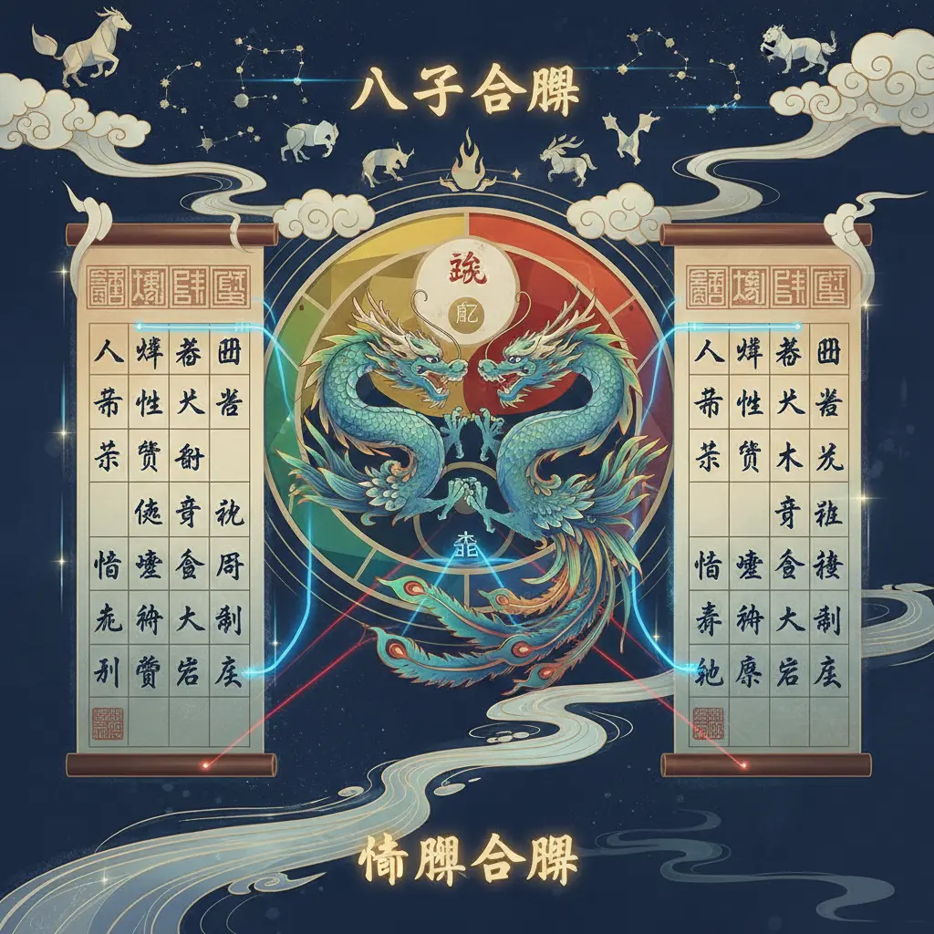 命盤八字 - 八字合盤