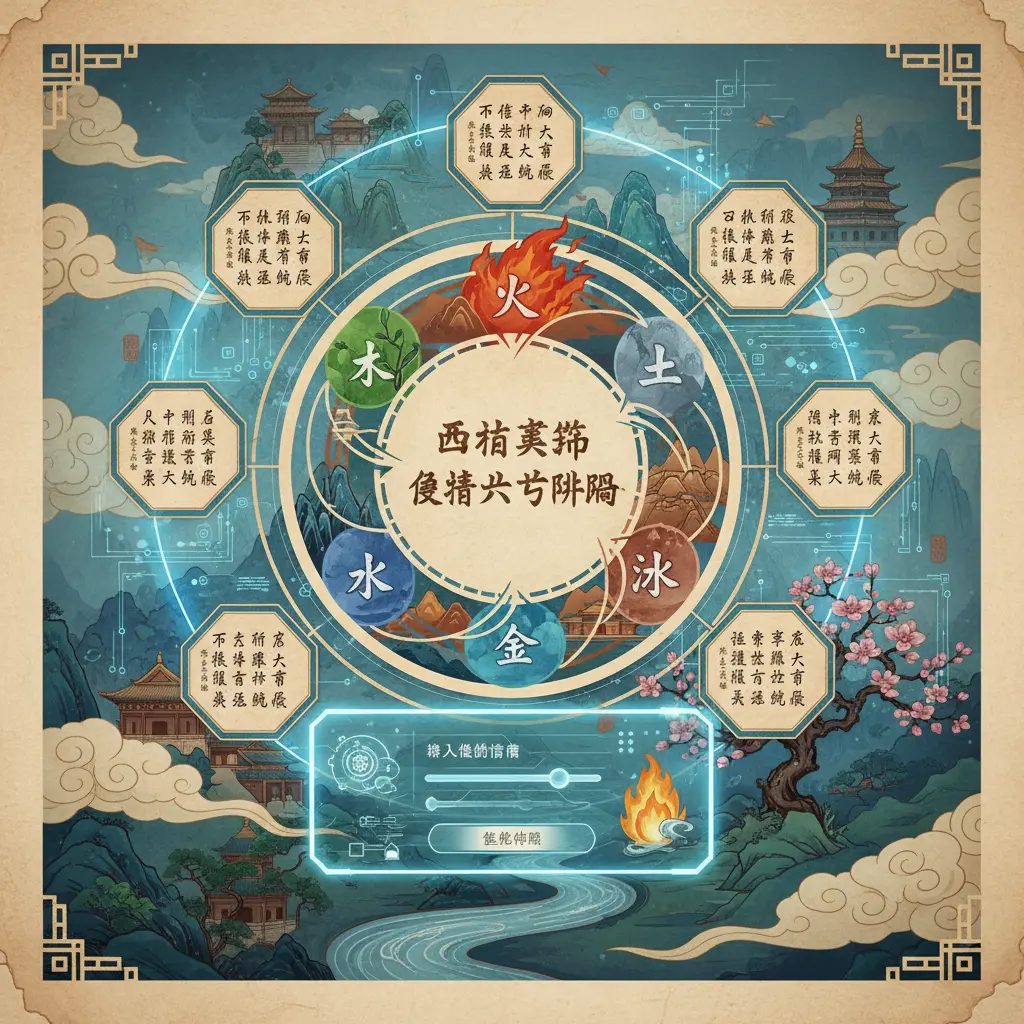 免費八字排盤 - 五行結構