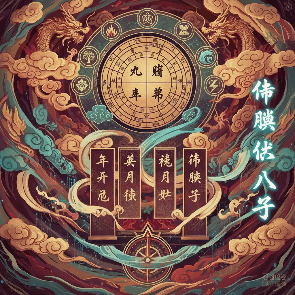 命盤八字 - 八字命盤