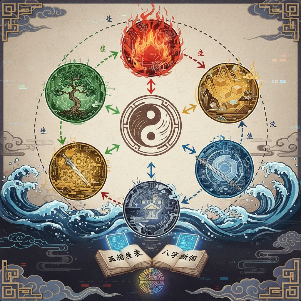 八字算命 - 五行生剋