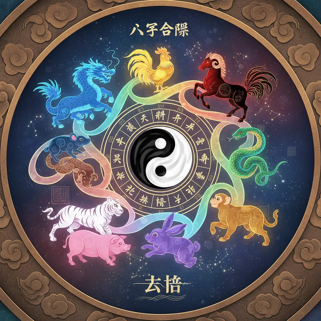 八字合盤 - 六合