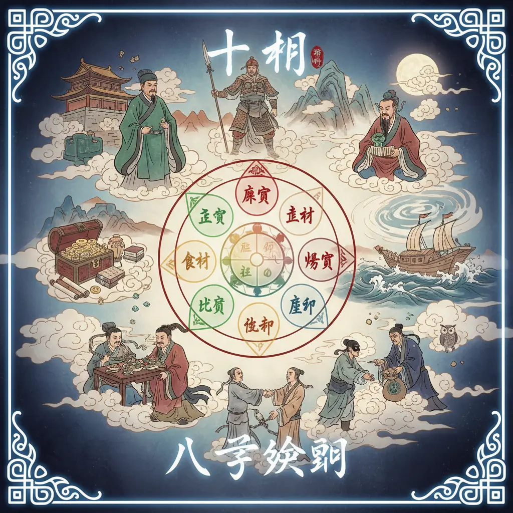 八字查詢 - 十神